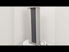 Waterproof Aluminum Column Speaker Grey PA Speaker 4 Inch Woofer*3 1 Inch Tweeter