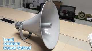 100W Waterproof Outdoor Horn Speaker Loud PA System Loud Sound